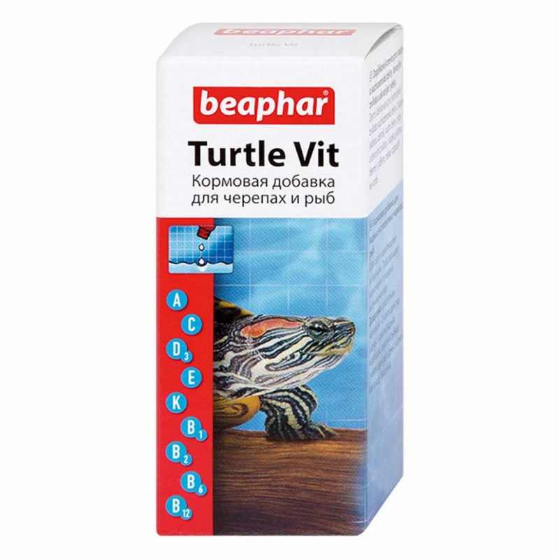 Беафар витамины д/черепах "Turtle vitamine" 20мл (рептилий)