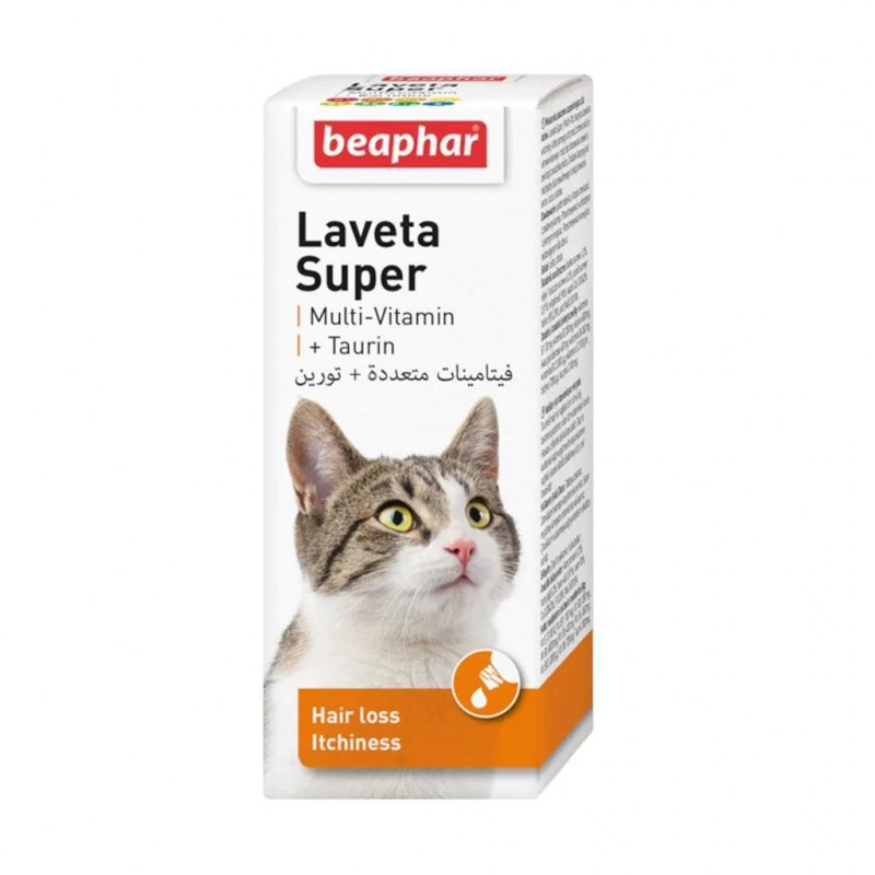 Беафар Laveta super витамины для кошек 50 мл.