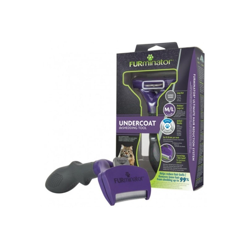 Фурминатор FURMINATOR M/L для больших кошек c длинной шерстью