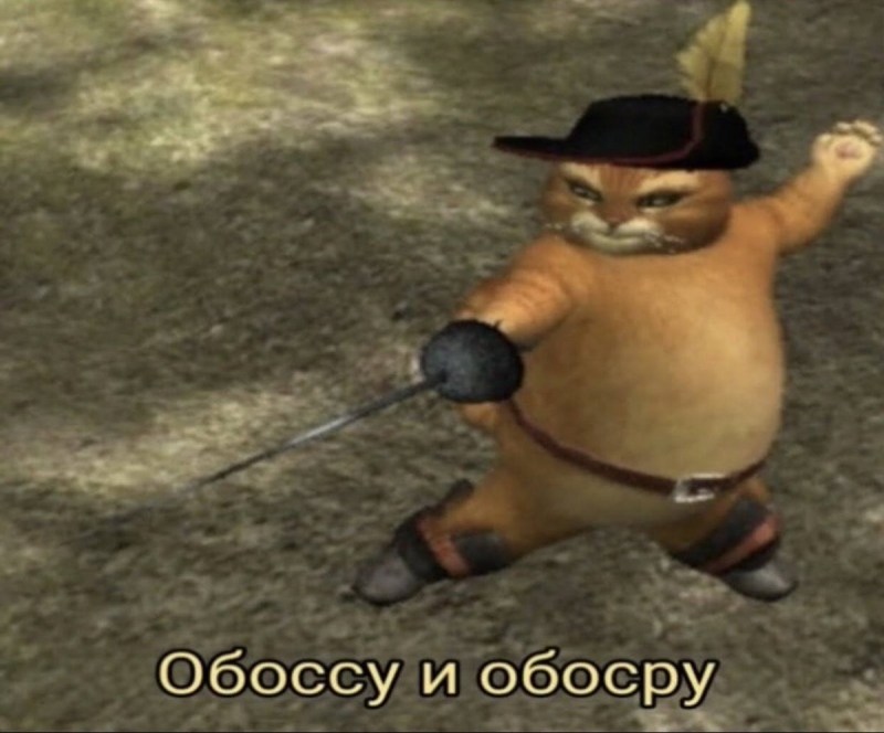 Кот из Шрека шерсть