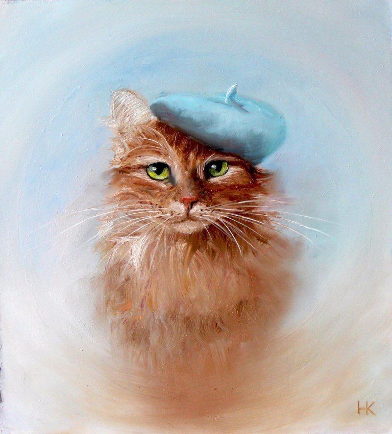 Коты в живописи