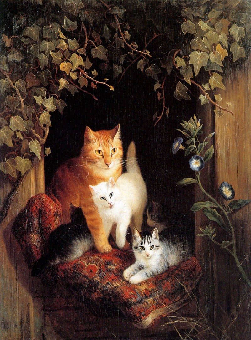 Роннер-Книп Генриетта (Henriette Ronner-Knip, 1821-1909)