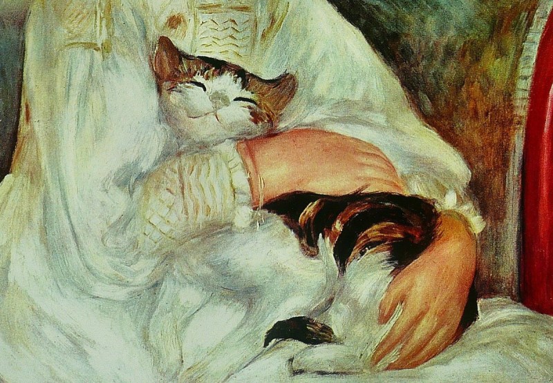 Ренуар картины с кошками
