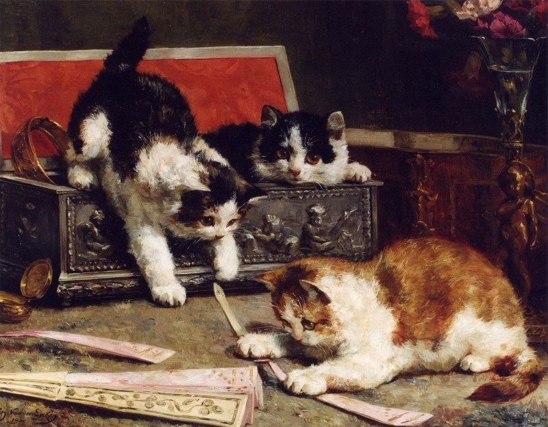 Бельгийский художник Charles van den Eycken (1859-1923)