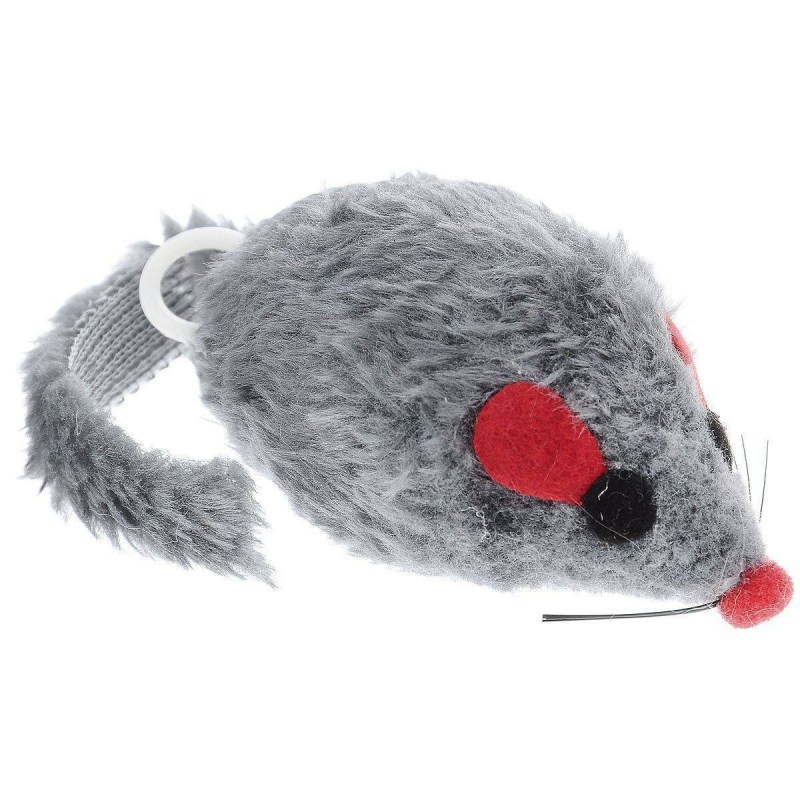 Игрушка для кошек мышь заводная Каскад, 9 см