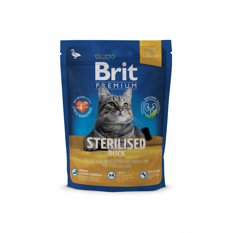 Brit Premium для кошек Sterilised Salmon