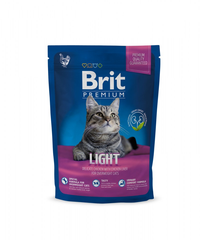Сухой корм Brit Premium Cat Sterilized для стерилизованных кошек с уткой,