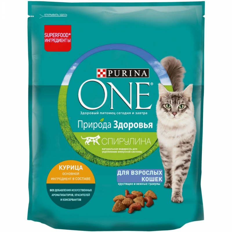 Кошачий корм Пурина one