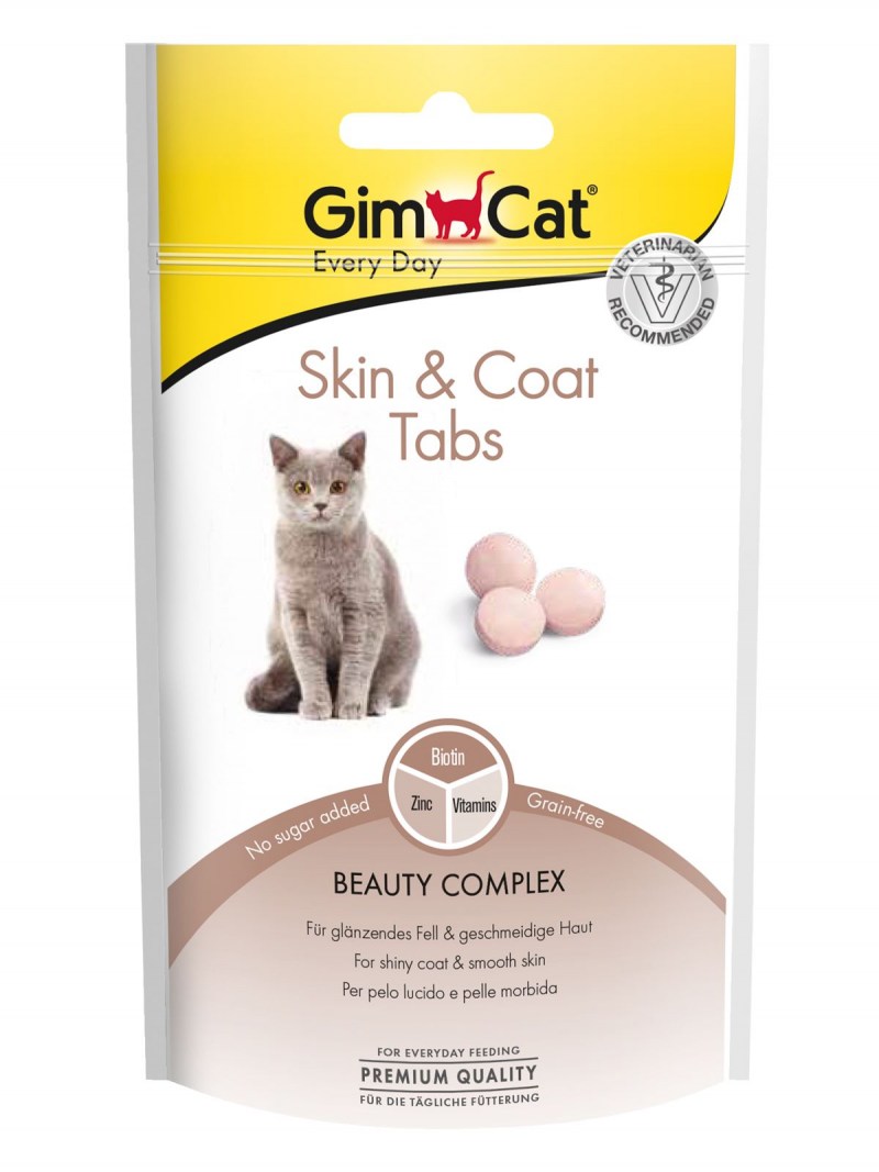 GIMCAT витамины для кошек для кожи и шерсти скин и Коат табс" 40 г