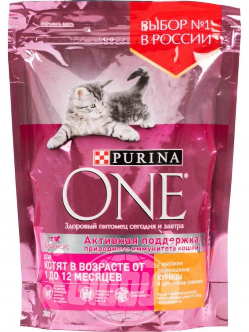 Корм для котят Пурина one сухой