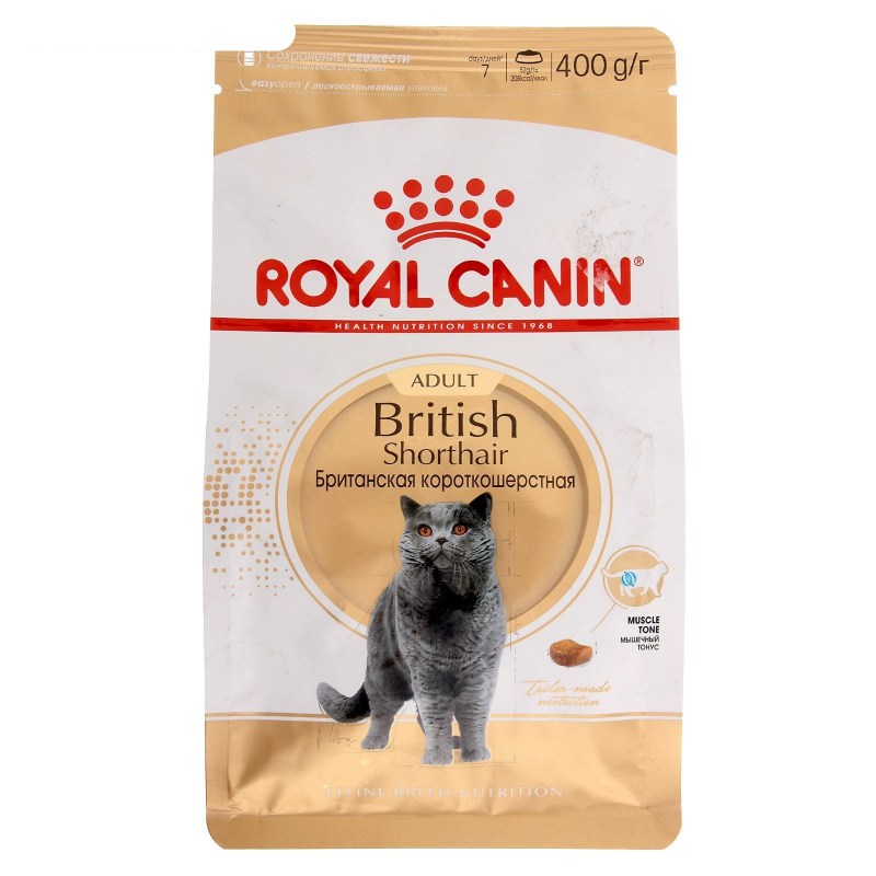 Корм для кошек Royal Canin Британская короткошерстная 400 г