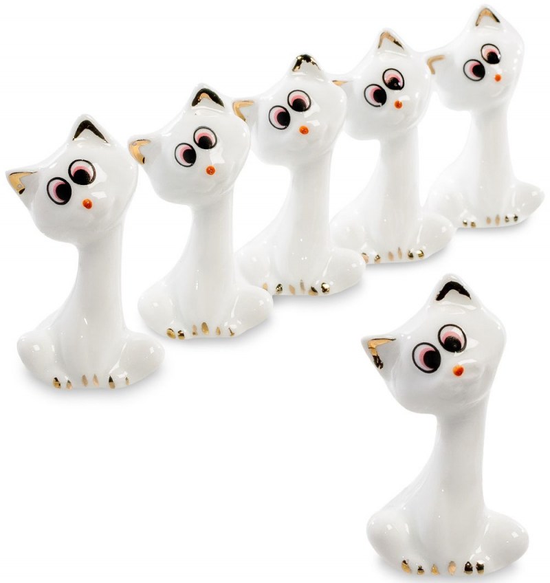 Кошка игрушка пластиковая