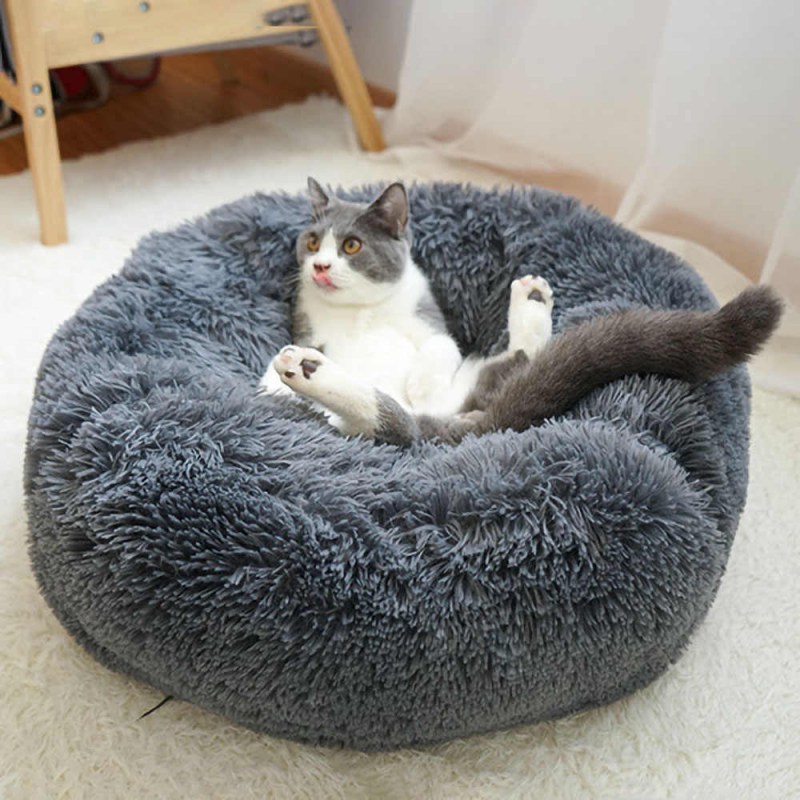 Лежанка для кота круглая