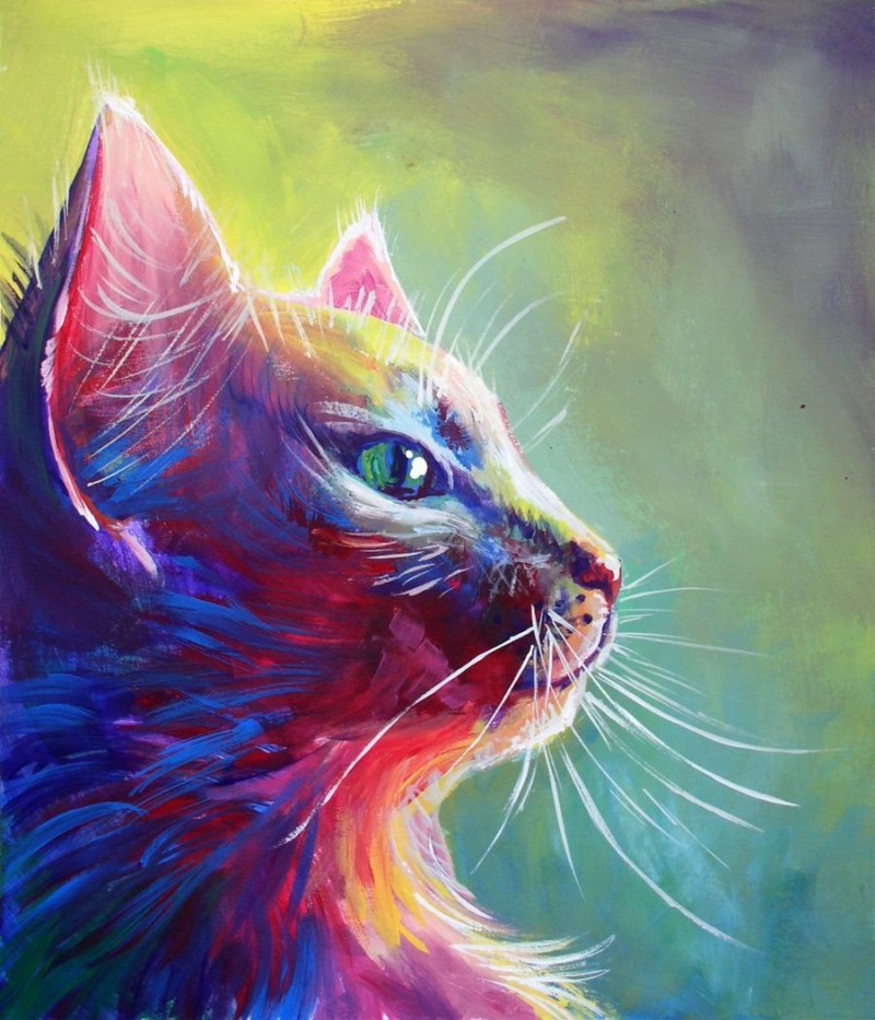 Кошка арт