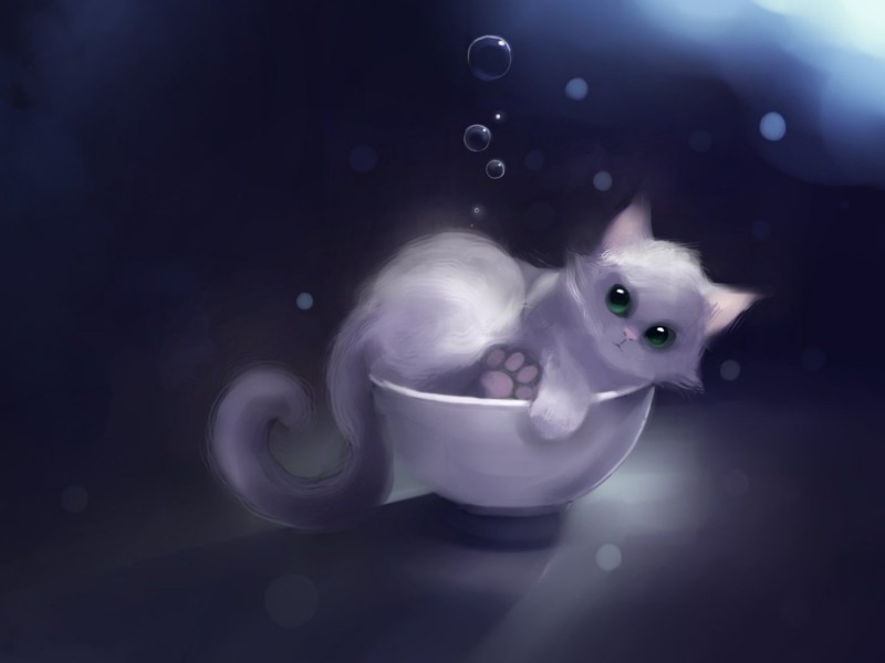 Котенок арт