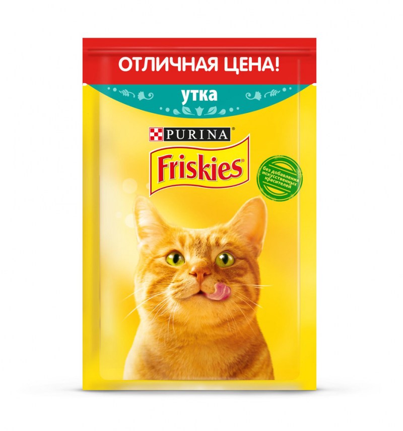 Корм влажный фрискис с говядиной 85 г