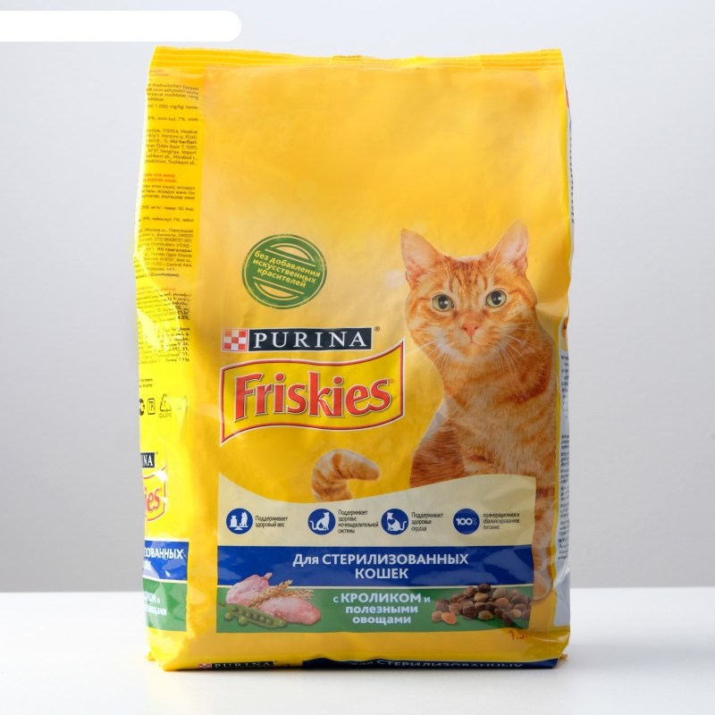 Корм фрискис для кошек 1.5