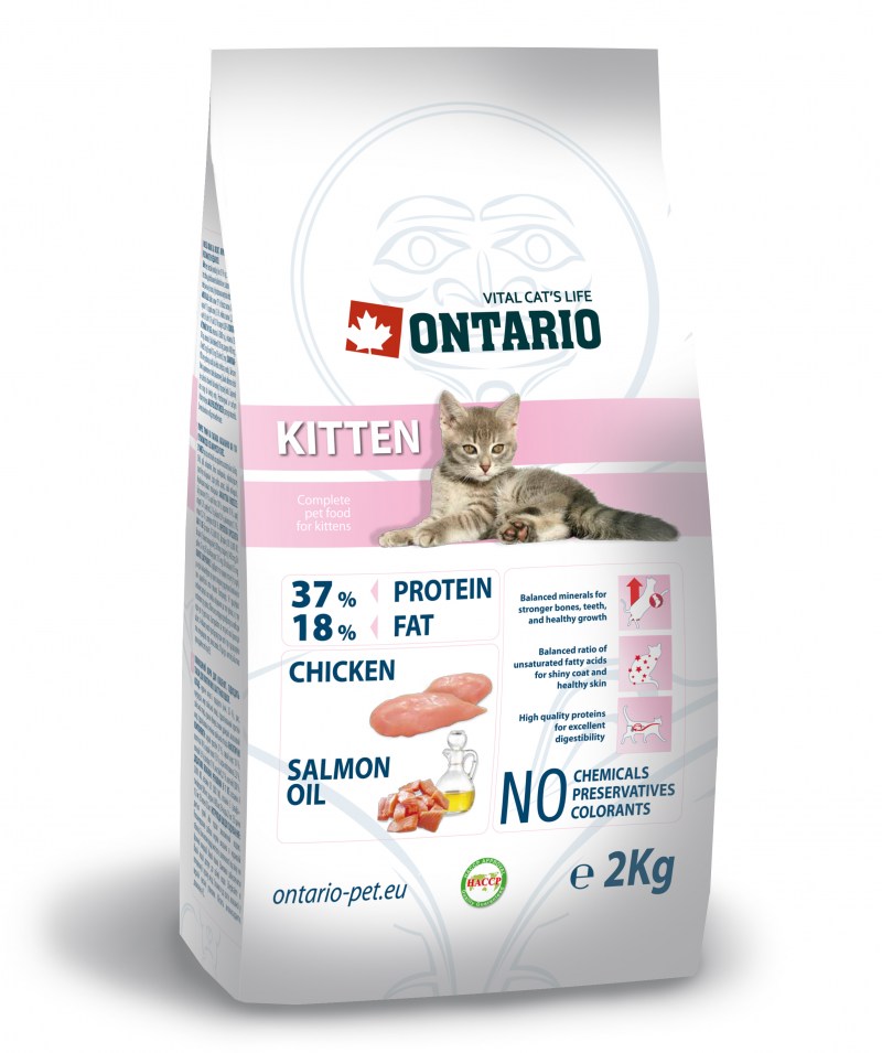 Ontario корм для кошек сухой