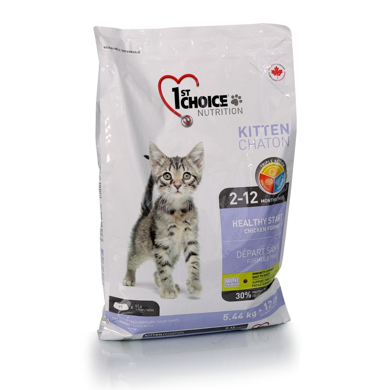 Сухой корм для котят 1st choice Kitten здоровый старт, с курицей