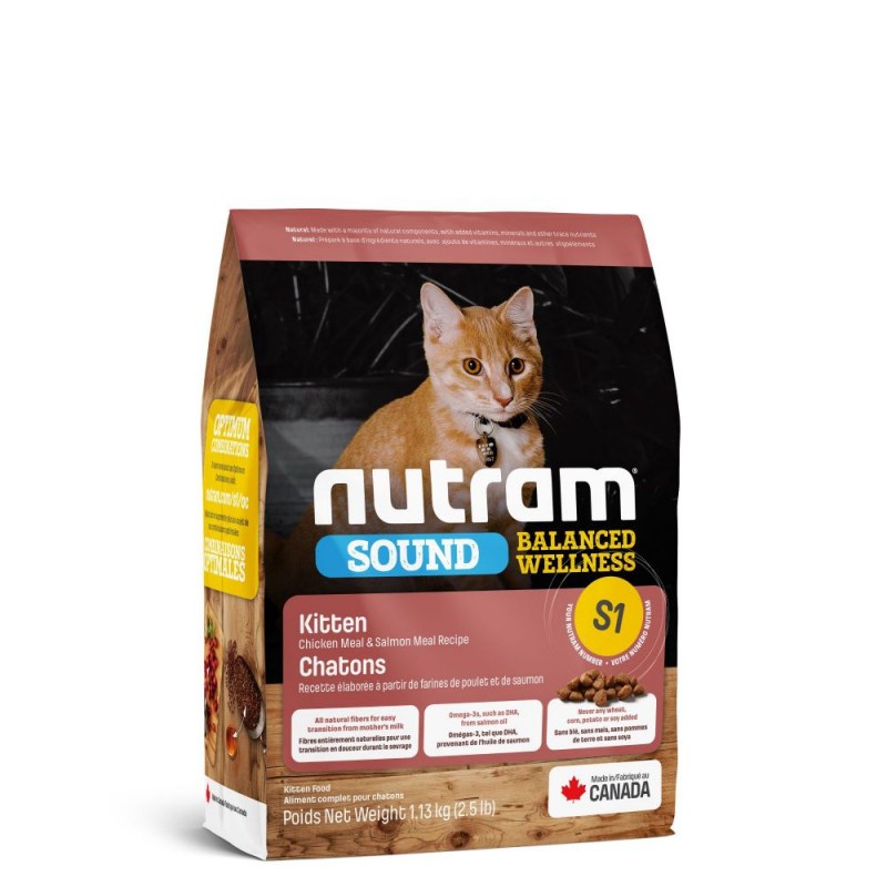 Nutram s1 Kitten food для котят