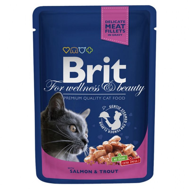 Brit Брит премиум 100г пауч для котят курица