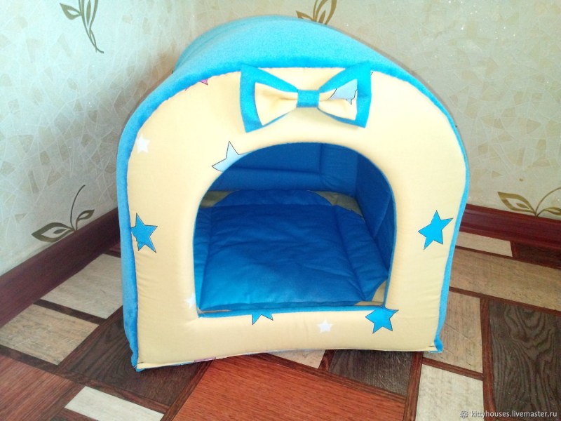 Домик для кошки из пенопласта