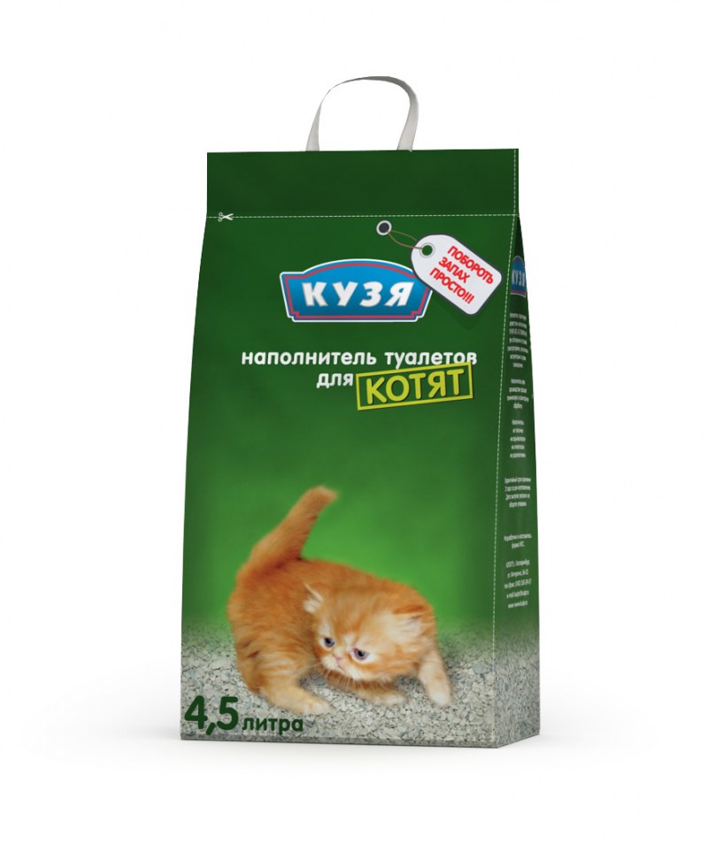 Наполнитель Кузя для кошек (4,5 л)