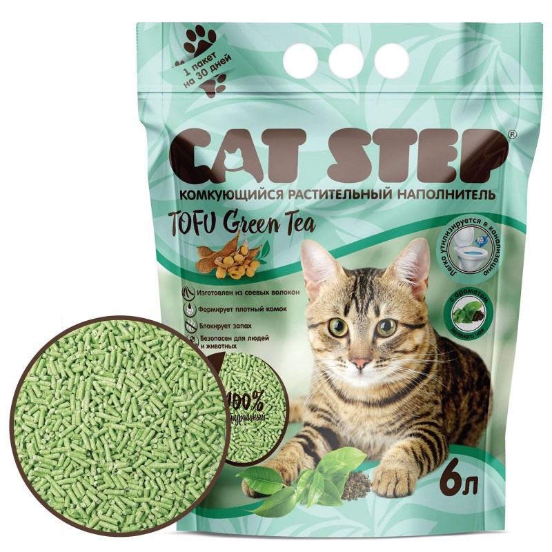 Наполнитель Cat Step Tofu Green