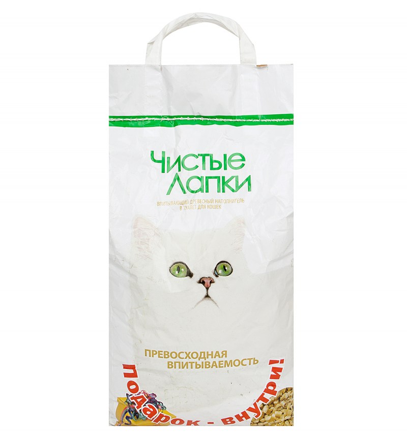 Чистые лапки 10 кг комкующийся