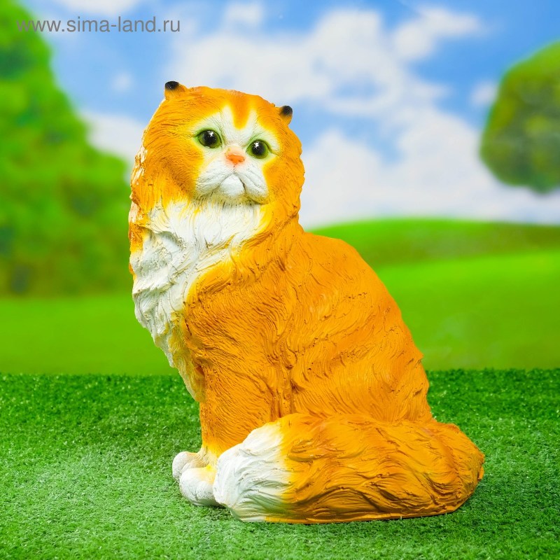 Садовая фигурка кошка