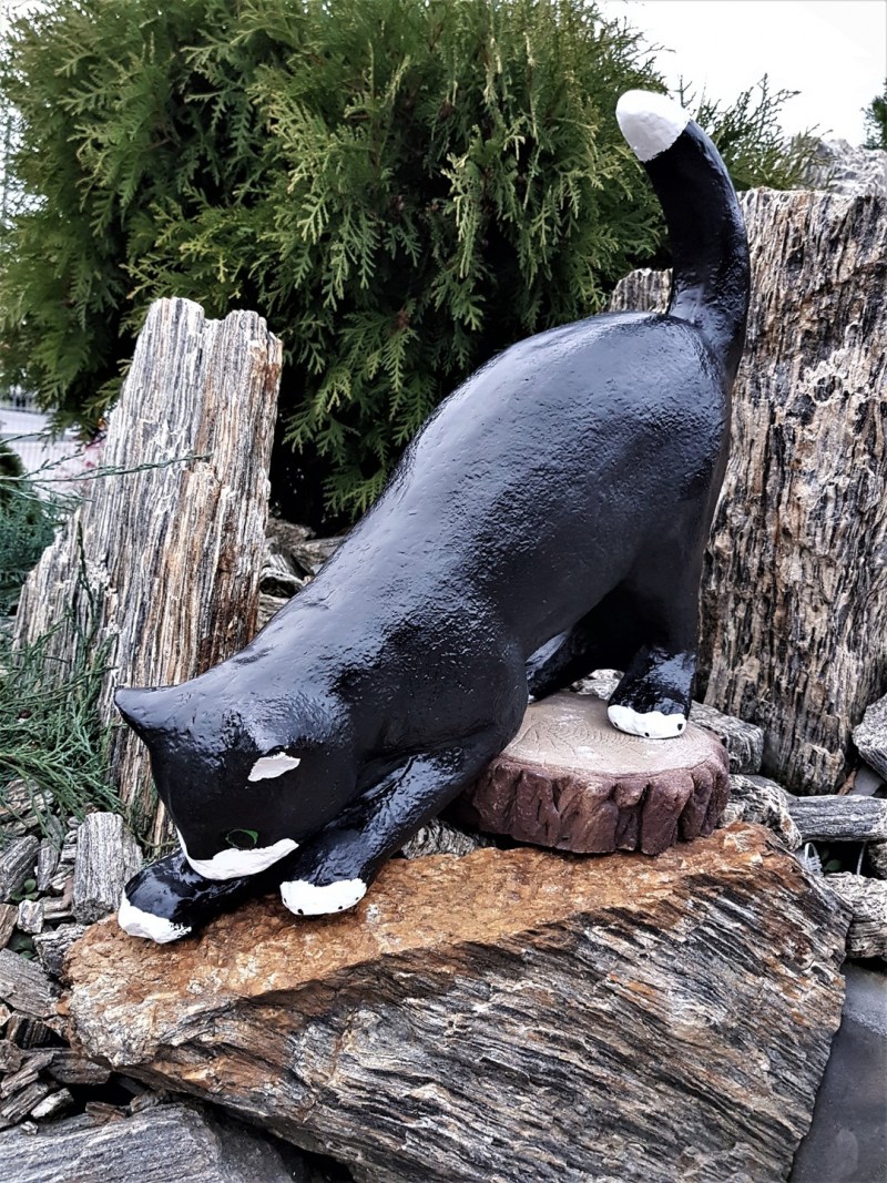 Садовая фигурка кот