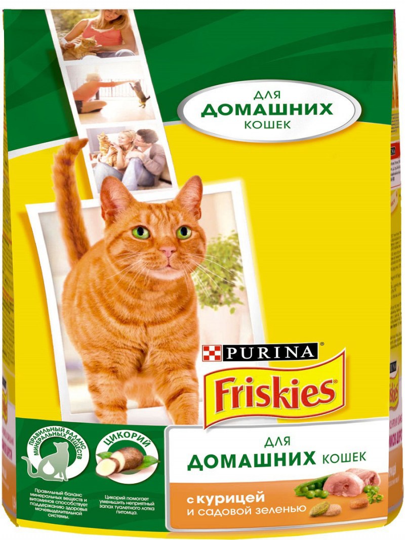 Сух.д/кошек фрискис Индор 1,5кг