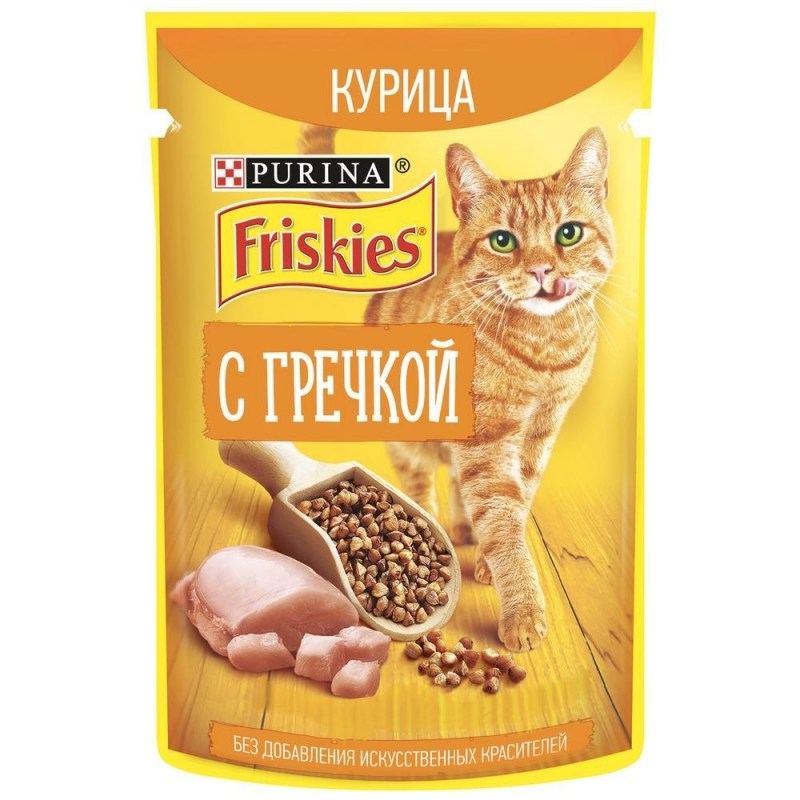 Корм для кошек friskies с говядиной 85 г