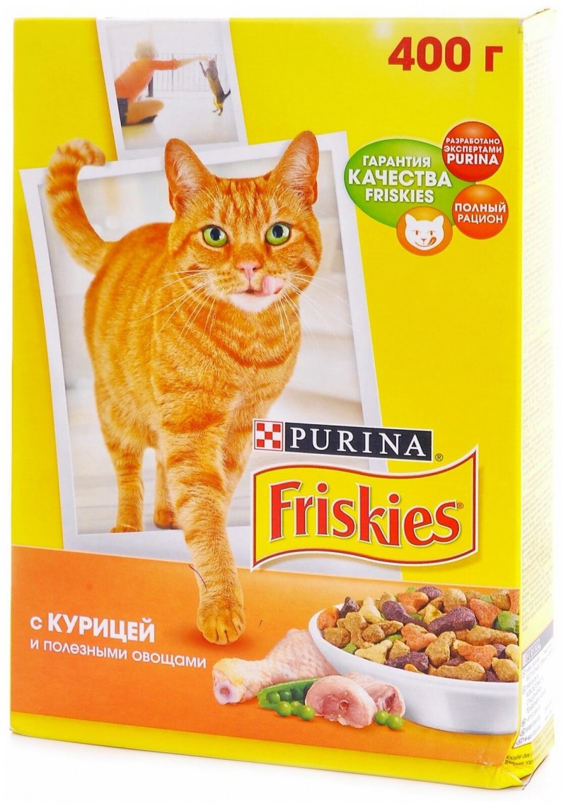 Корм для кошек friskies с печенью 400 г