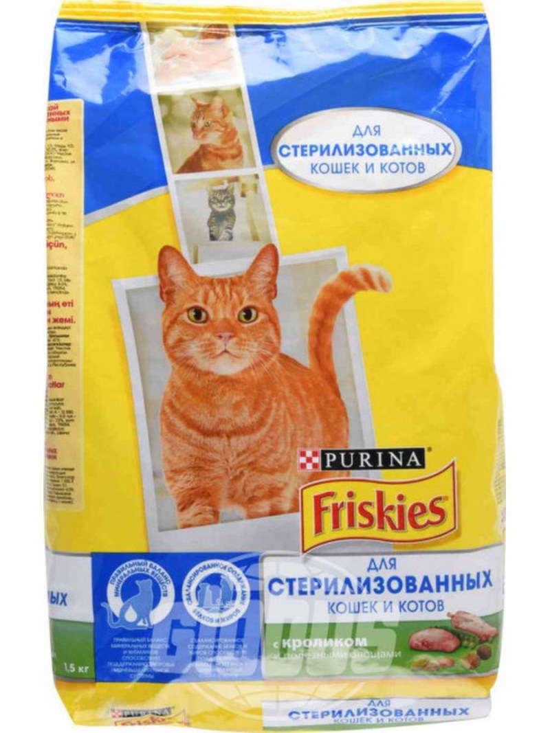 Фрискас сухой корм для стерилизованных кошек