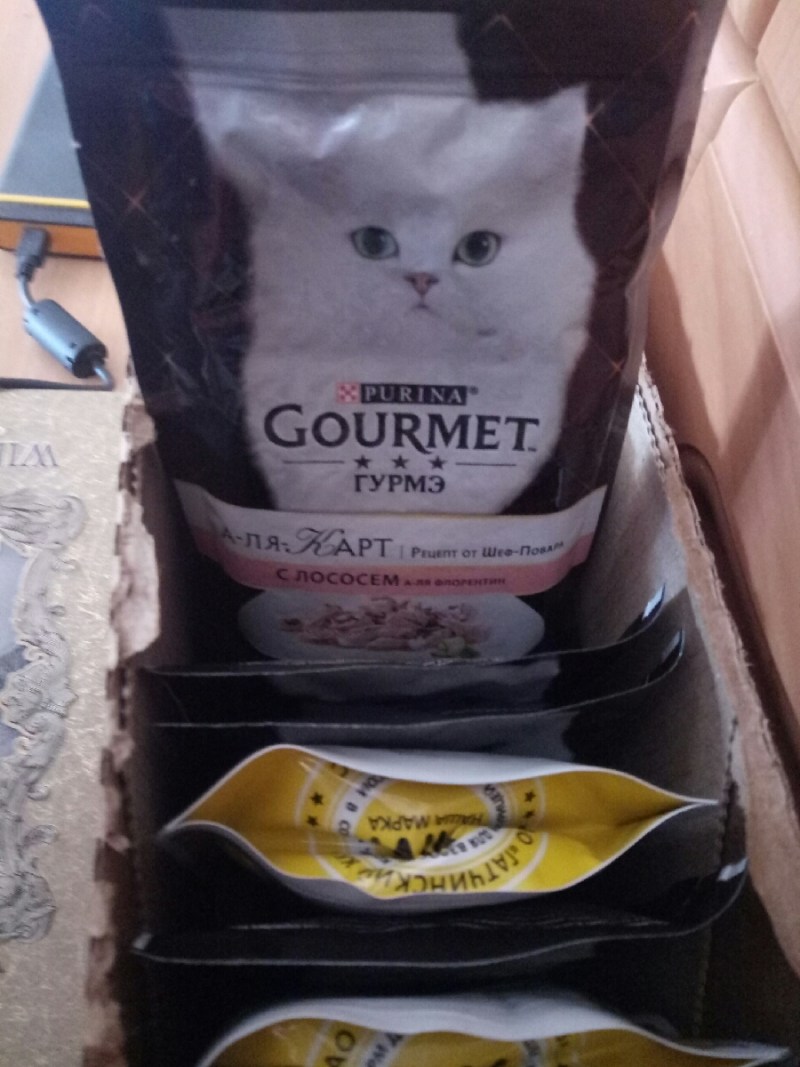 Корм для кошек Gourmet Перл с уткой 24шт. Х 85 Г