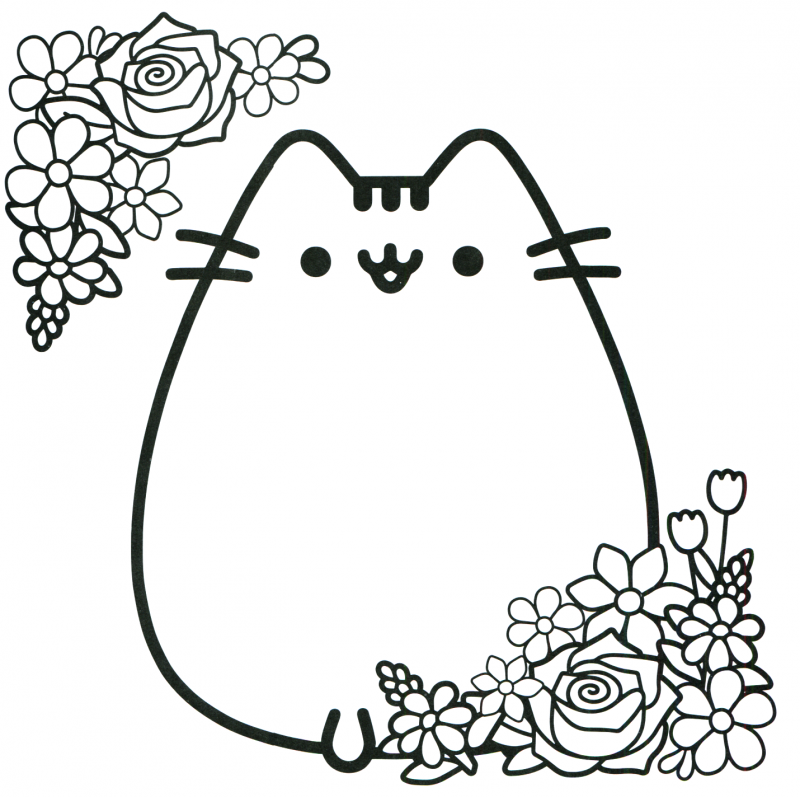 Котенок. Раскраска