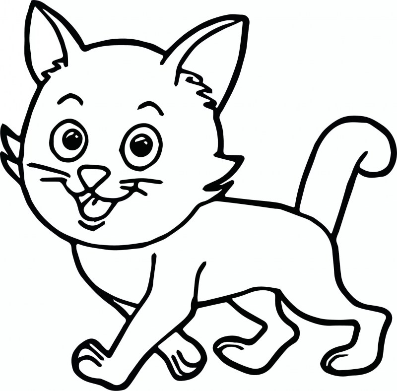 Раскраска. Котики