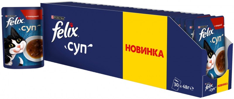 Феликс корм для кошек супчик