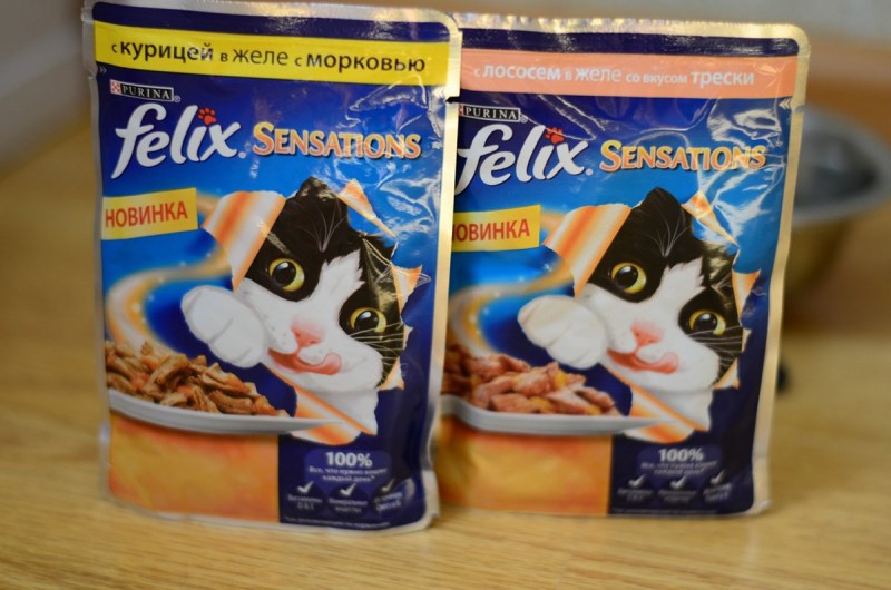 Феликс корм паштет