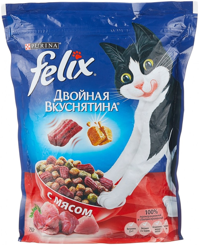 Феликс корм для кошек 750