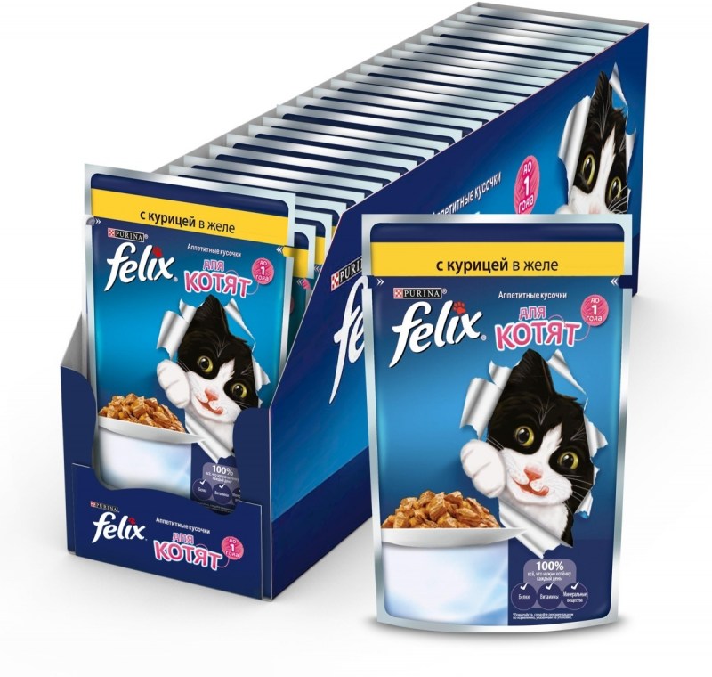 Феликс для котят 85г