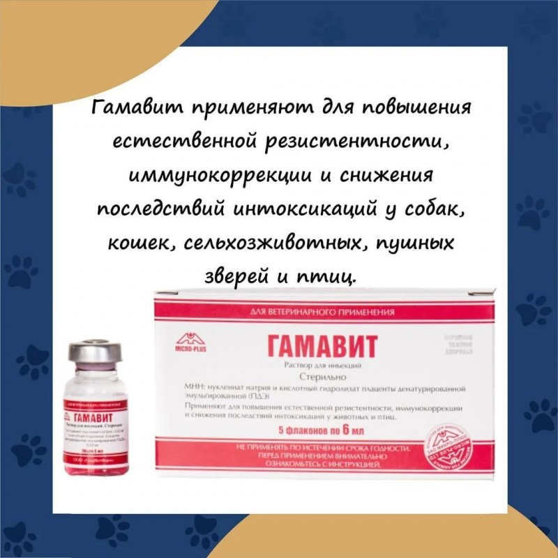 Гамавит 1 флакон 10мл, 1 шт