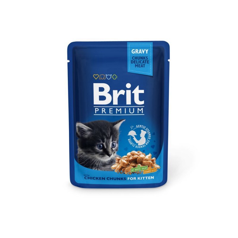Brit Premium 06002 пауч для кошек треска 100г