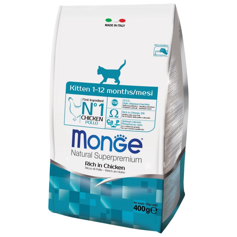 Монж Monge Cat корм для взрослых кошек 400 гр