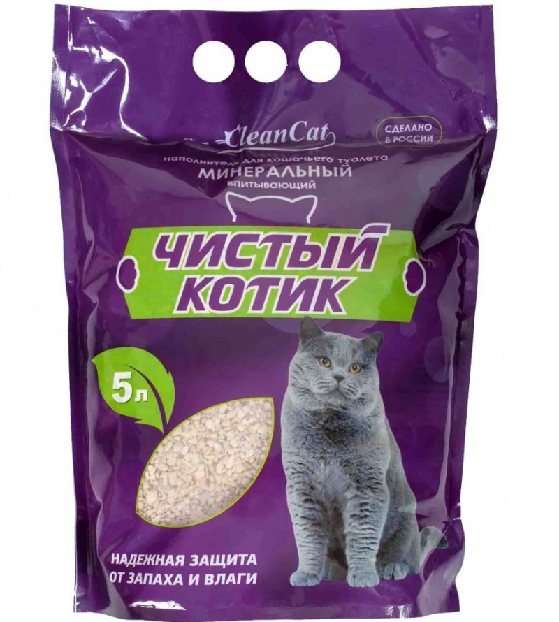 Наполнитель силикагелевый "чистый котик" 3,5л