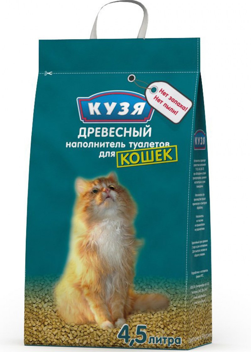Впитывающий наполнитель Кузя 4.5 л