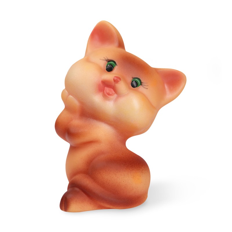 Резиновые игрушки огонек кошка Матрешка