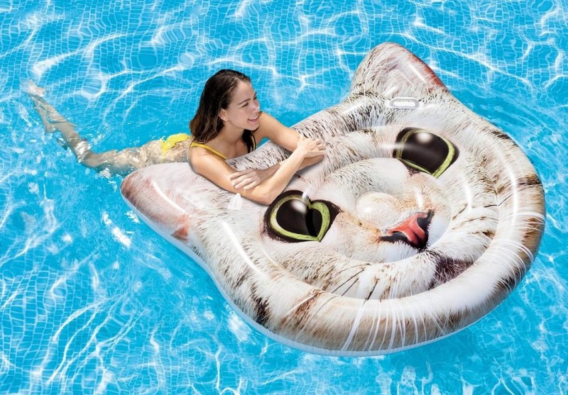 Надувной плот Intex "кот", 135x145x10 см (58784)