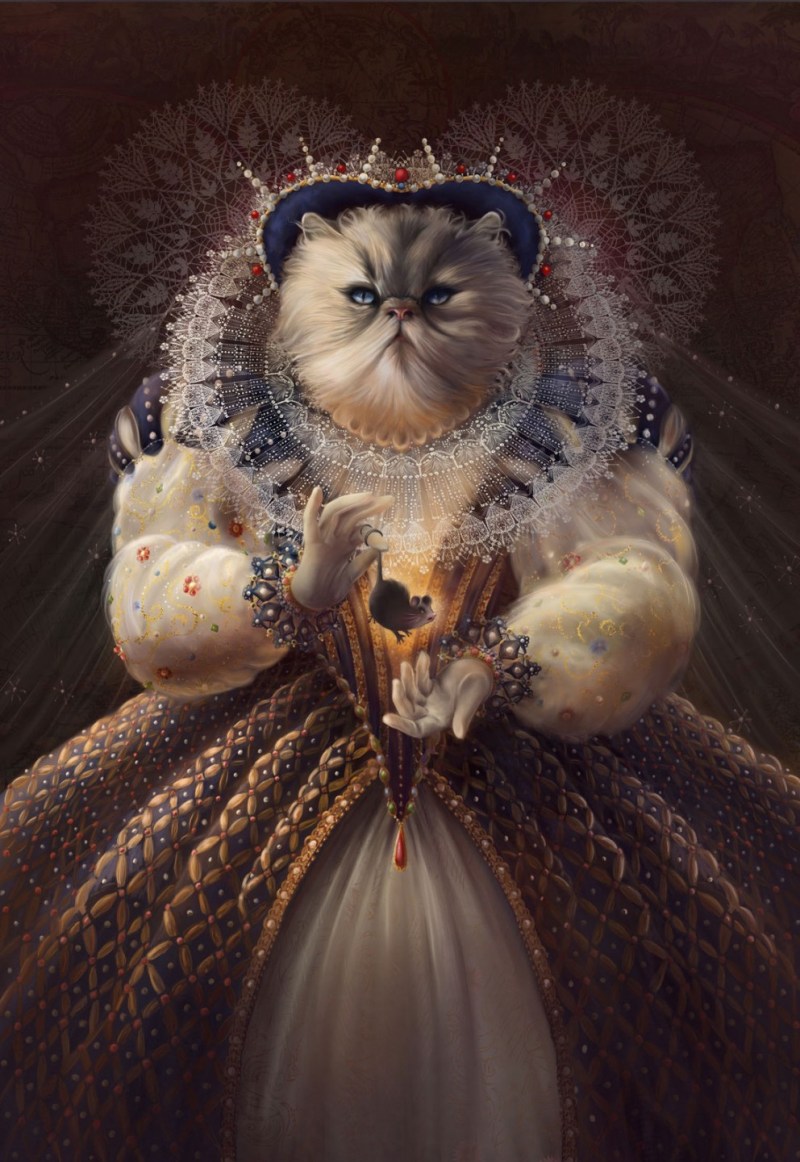 Кристина Хесс портреты кошек